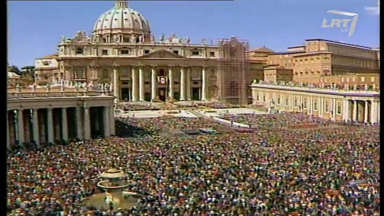 Panoramos archyvai. Popiežiaus sveikinimas su Šv. Velykom