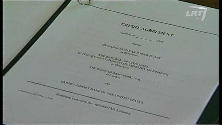 Panoramos archyvai. Susitarimas dėl Ignalinos AE sistemos pakeitimo