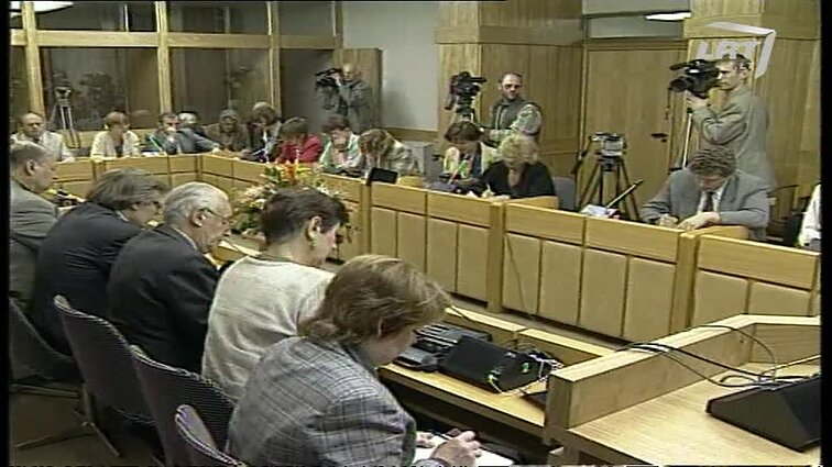 Panoramos archyvai. Gedimino Vagnoriaus spaudos konferencija