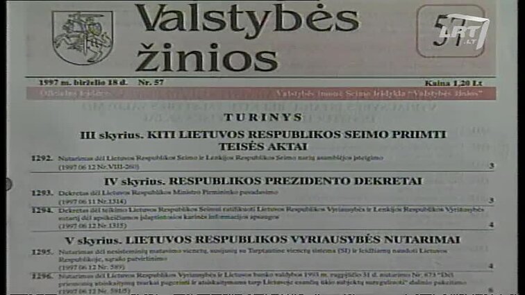 Panoramos archyvai. Pajamos nebus dvigubai apmokestinamos