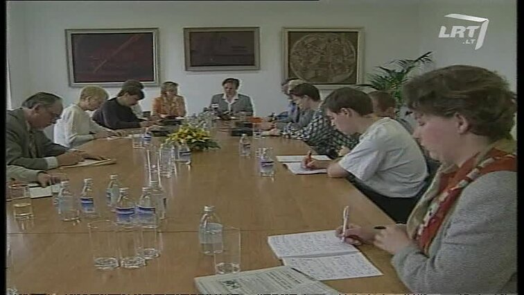 Panoramos archyvai. Laimos Andrikienės spaudos konferencija