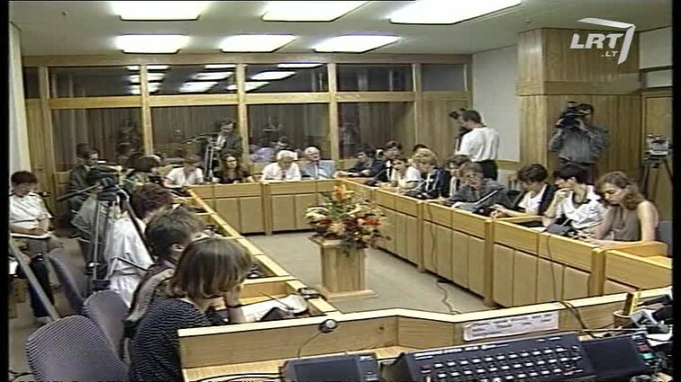 Panoramos archyvai. Gedimino Vagnoriaus spaudos konferencija