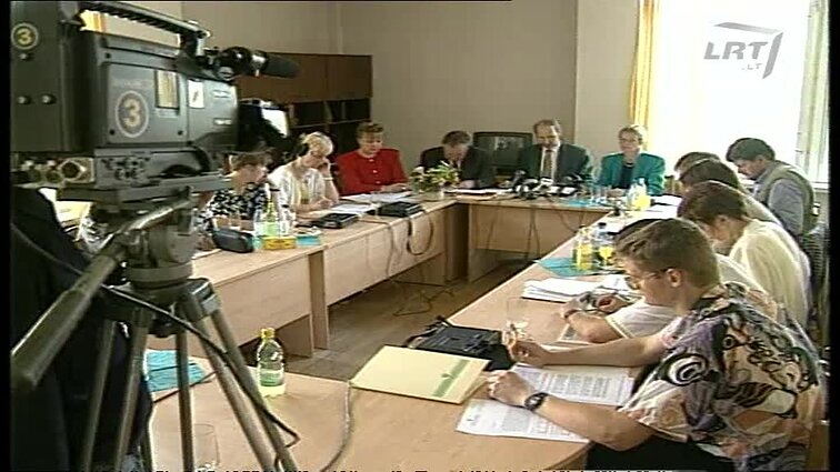 Panoramos archyvai. Spaudos konferencija Statistikos departamente