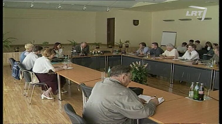 Panoramos archyvai. Lietuvos banko spaudos konferencija