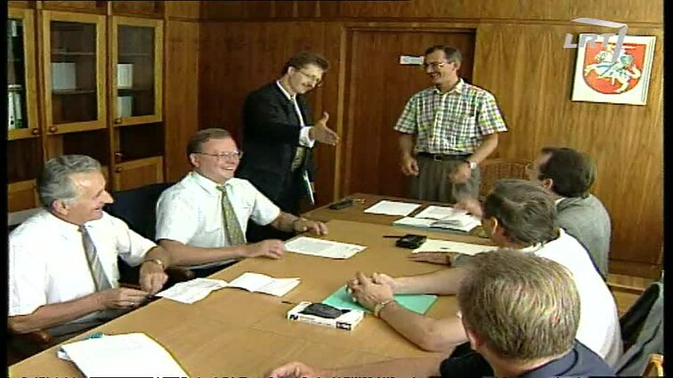 Panoramos archyvai. Audriaus Butkevičiaus ir Kazio Pėdnyčios susitikimas