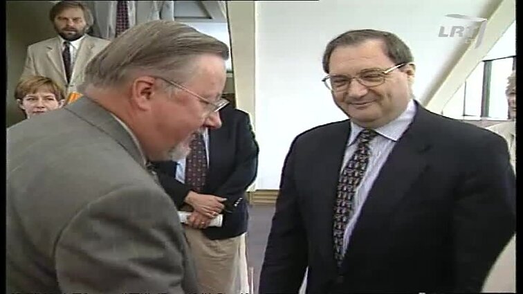 Panoramos archyvai. Žydų delegacijos susitikimas su V. Landsbergiu