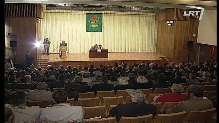 Panoramos archyvai. LSDP konferencija