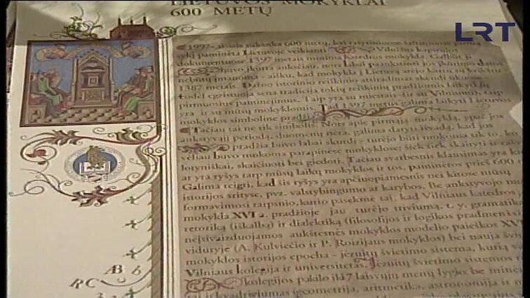 Panoramos archyvai. Leidiniai Lietuvos mokyklos 600 metų sukakčiai
