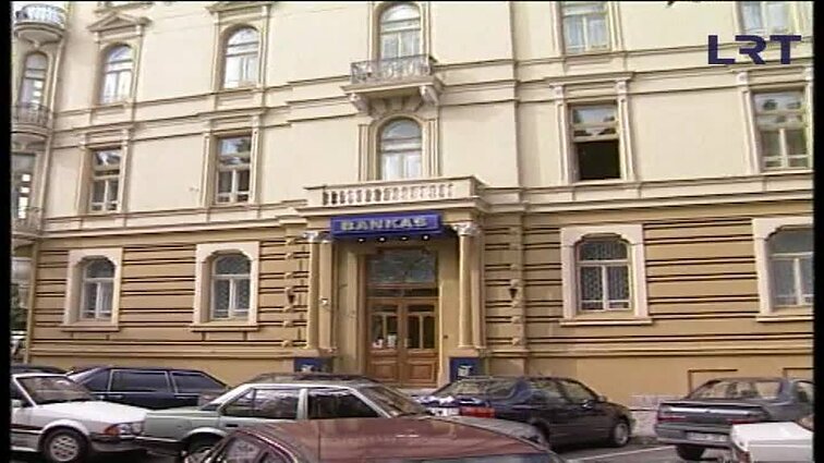 Panoramos archyvai. Spaudos konferencija „Turto“ banke