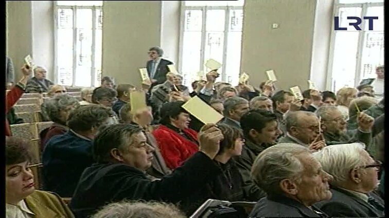 Panoramos archyvai. Lietuvos Demokratų partijos Tarybos posėdis