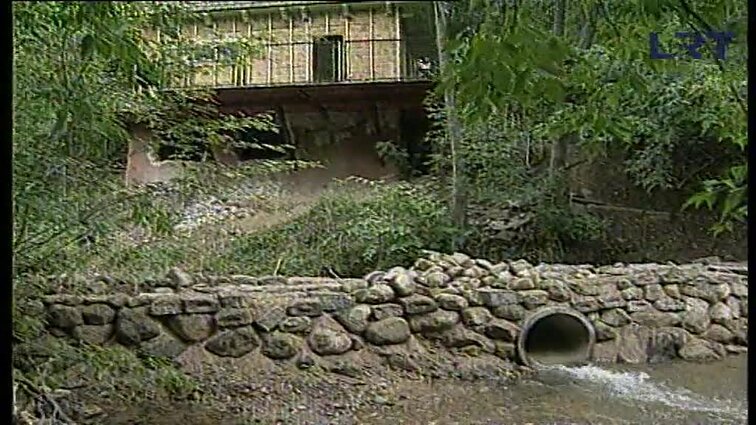 Panoramos archyvai. Nugriauta užtvanka