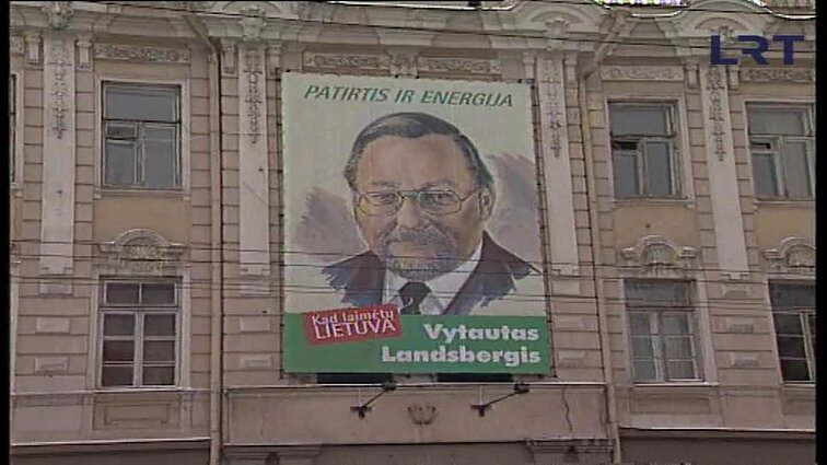 Panoramos archyvai. Kandidatų į prezidentus reklamos