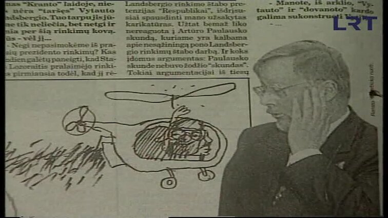 Panoramos archyvai. Kandidatų į prezidentus karikatūros