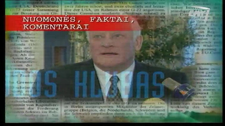Spaudos klubas. Prezidento Valdo Adamkaus dvejų veiklos metų apžvalga