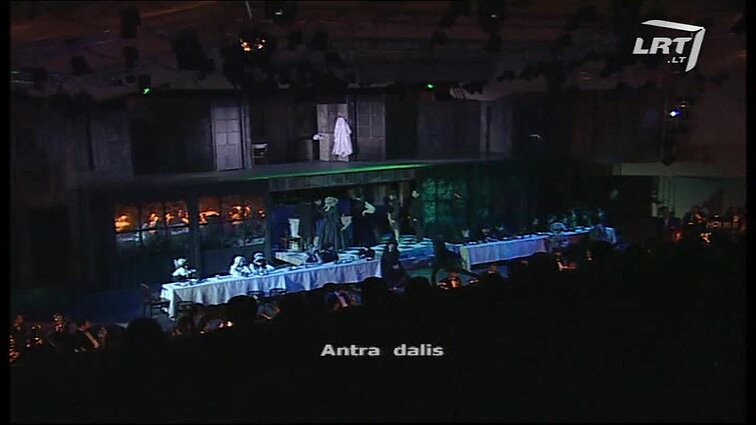 S. Sondheim. Opera „Svynis Todas – demonas kirpėjas“ (rež. Dalia Ibelhauptaitė) II d.