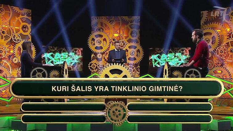 TV žaidimas „Kas ir kodėl?“.
