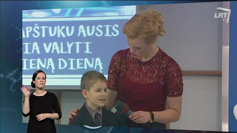 Klauskite daktaro. Klauskite daktaro su vertimu į gestų kalbą
