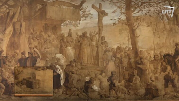 Tarptautinės parodos „Lietuvos krikštas. Voicecho Gersono paveikslas“ atidarymas Valdovų rūmuose. - 2017.10.15 įrašas