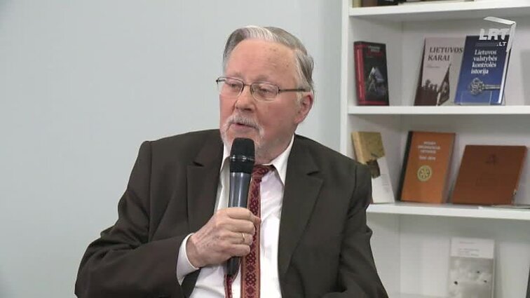 Atviras pokalbis su prof. Vytautu Landsbergiu. - 2017m. M.Mažvydo bibliotekoje