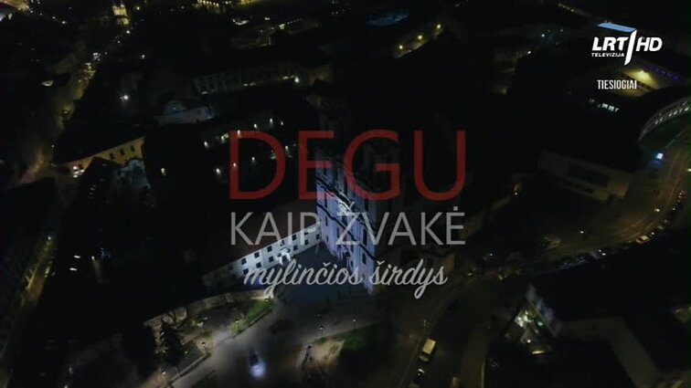 Degu kaip žvakė