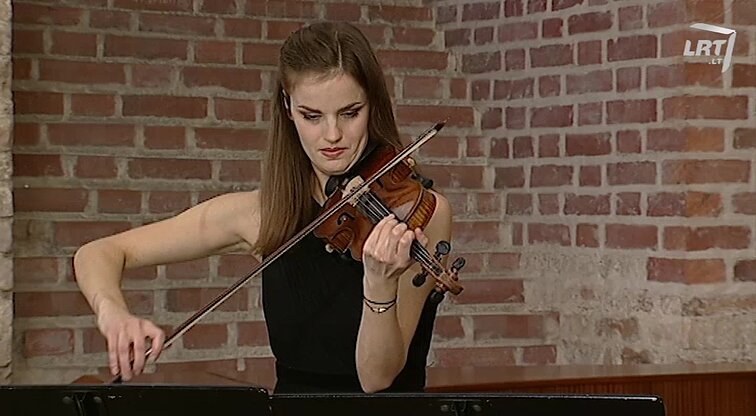 Kamerinės muzikos koncertas. - Baladės smuikui ir fortepijonui.Atlieka J.Auškelytė ir Cesare Pezzi