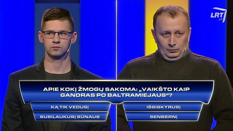 TV žaidimas „Kas ir kodėl?“. - 2017.12.14