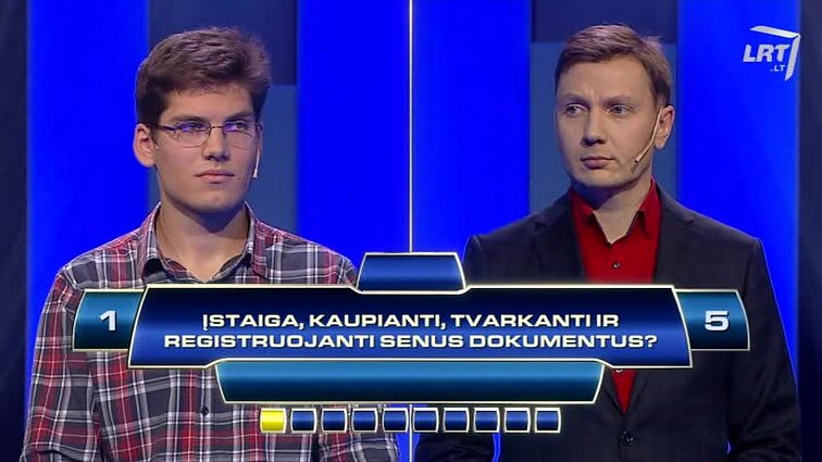 TV žaidimas „Kas ir kodėl?“. - 2018.01.05