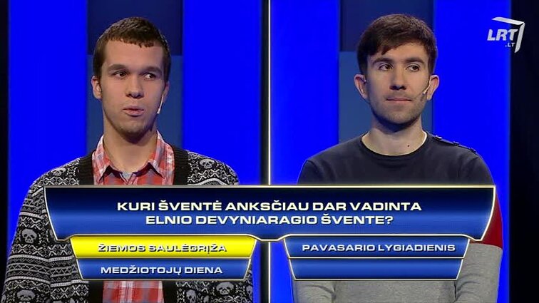TV žaidimas „Kas ir kodėl?“. - 2018.01.09