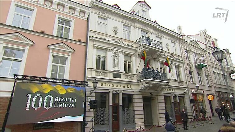 Nepriklausomybės Akto parodos atidarymas. - 2018.01.21 tiesiogiai iš Signatarų namų