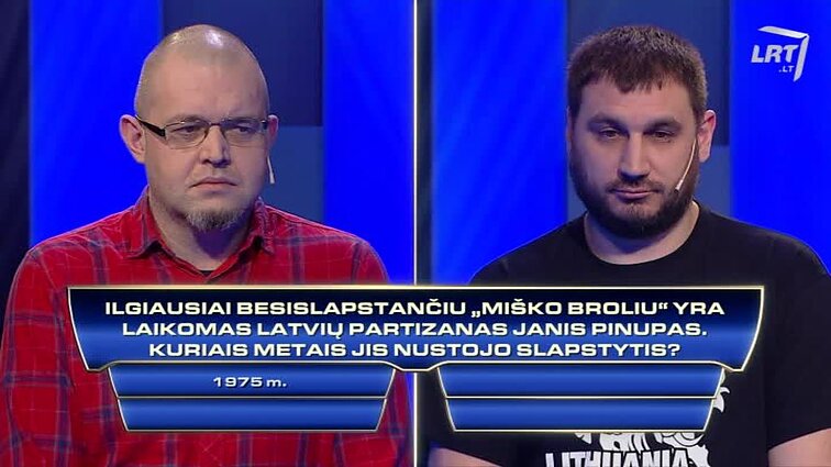 TV žaidimas „Kas ir kodėl?“. - 2018.01.26