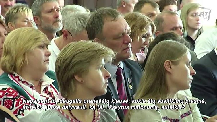 Kultūrų kryžkelė. Vilniaus sąsiuvinis. - 2018.03.01 Medžiagos anotacija: VII pasaulio gudų suvažiavimas. Dalis 2.