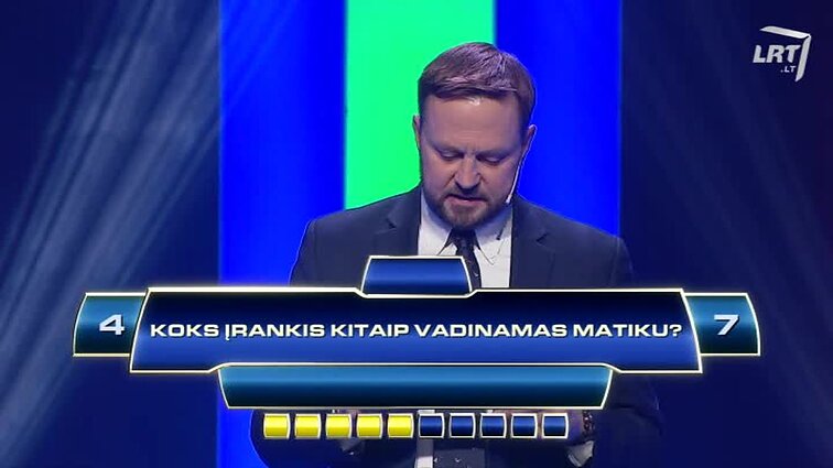 TV žaidimas „Kas ir kodėl?“.