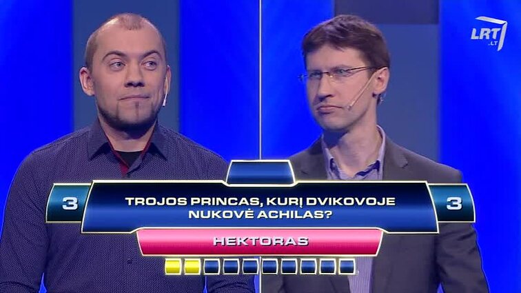 TV žaidimas „Kas ir kodėl?“.