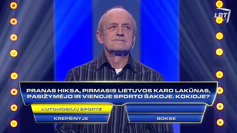 TV žaidimas „Kas ir kodėl?“.