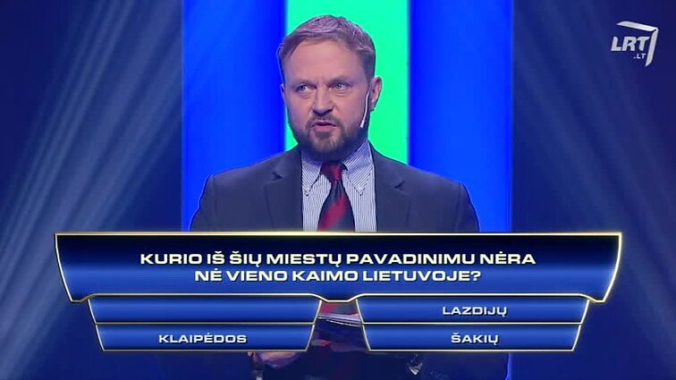 TV žaidimas „Kas ir kodėl?“.