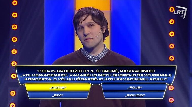 TV žaidimas „Kas ir kodėl?“.