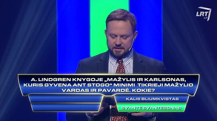 TV žaidimas „Kas ir kodėl?“.