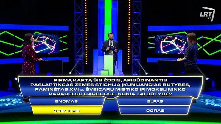 TV žaidimas „Kas ir kodėl?“.