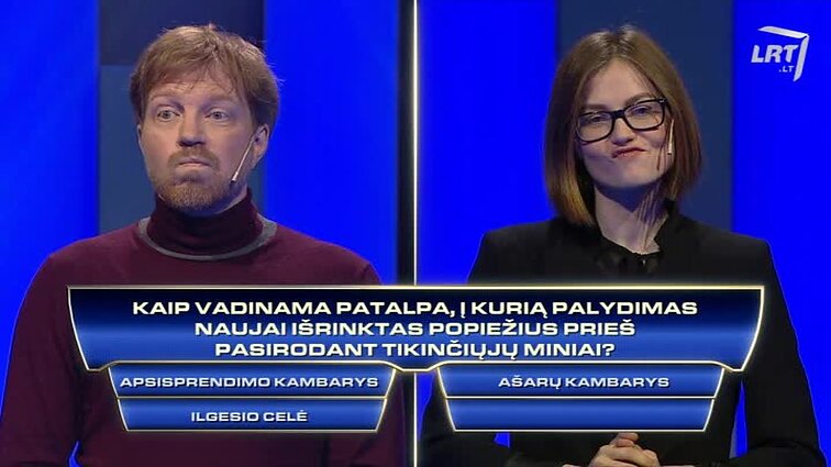 TV žaidimas „Kas ir kodėl?“.