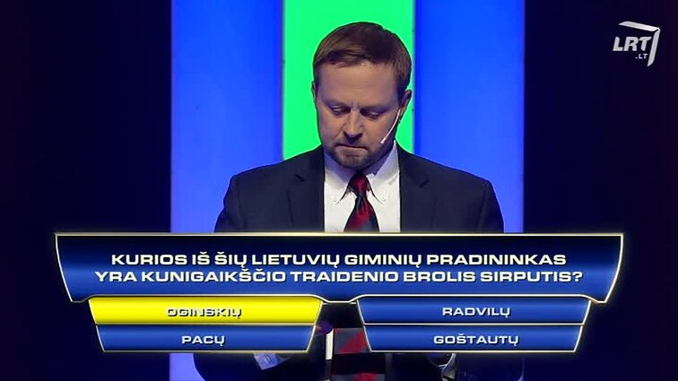 TV žaidimas „Kas ir kodėl?“.