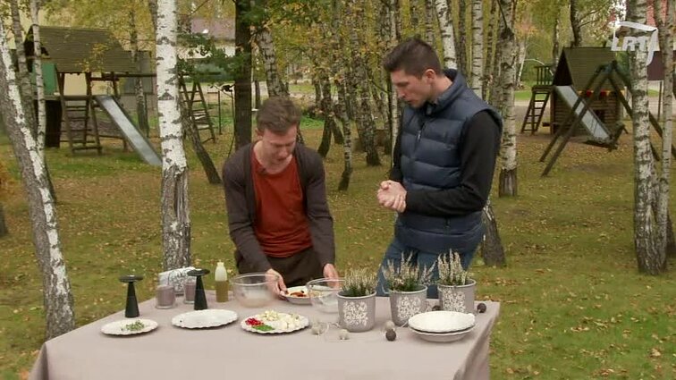 Į sveikatą! Kaip pradėti grūdintis? Sporto trenerio Alano mankšta poroje su žmona Agne. Sveiki užkandžiai pagal virtuvės šefą Deivydą Praspaliauką.