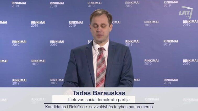 Tadas Barauskas – kandidatas į Rokiškio rajono savivaldybės mero postą 