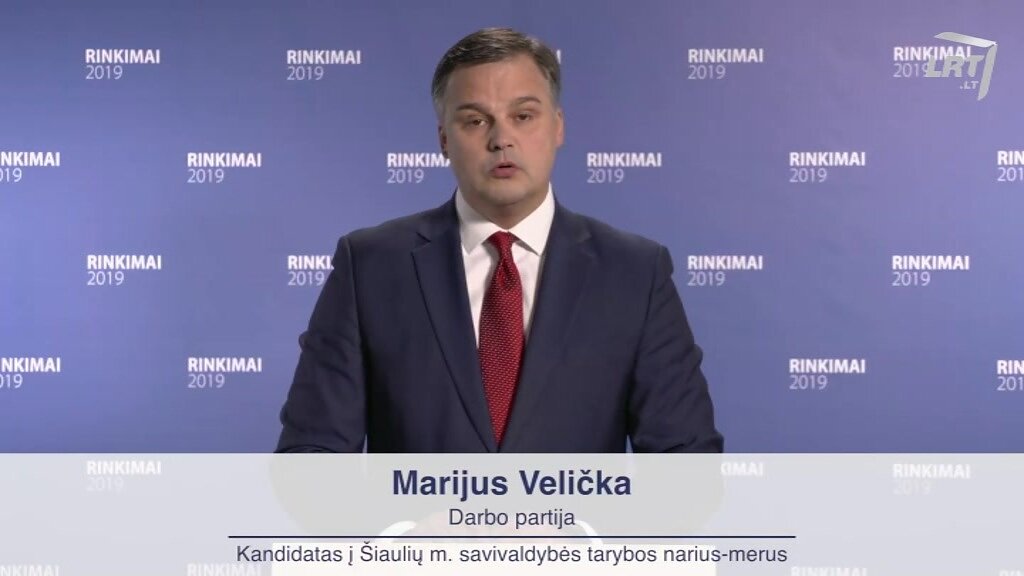 Marijus Velička – kandidatas į Šiaulių miesto savivaldybės mero postą ...