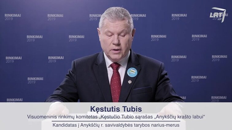 Kęstutis Tubis – kandidatas į Anykščių rajono savivaldybės mero postą 