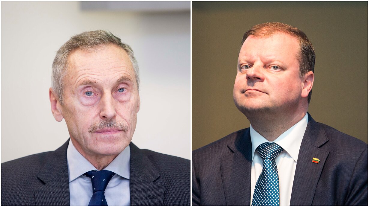Arvydas Sekmokas ir Saulius Skvernelis Arvydas Sekmokas ir Saulius Skvernelis