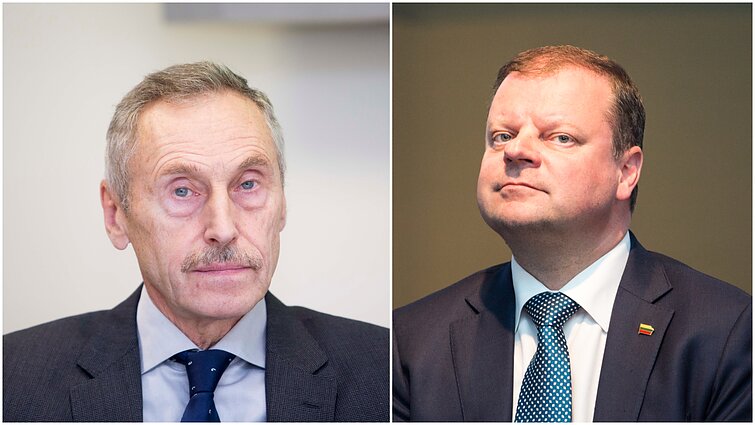 Arvydas Sekmokas ir Saulius Skvernelis Arvydas Sekmokas ir Saulius Skvernelis