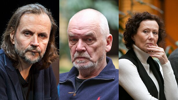 Oskaras Koršunovas, Eimuntas Nekrošius, Nelė Savičenko 