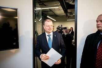 S. Skvernelis pristatė prezidento rinkimų štabą ir komandą S. Skvernelis pristatė prezidento rinkimų štabą ir komandą