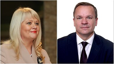 D. Štraupaitė ir E. Galaguz D. Štraupaitė ir E. Galaguz
