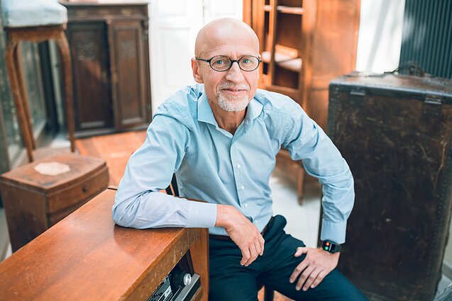 Aktorius Andrius Žebrauskas – lengvai leidžiuosi nuo kalno